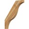 Ekena Millwork 4"W x 28"D x 34"H Funston Rough Sawn Knee Brace, Western Red Cedar BRC04X28X34FST00RWR - alternate 1